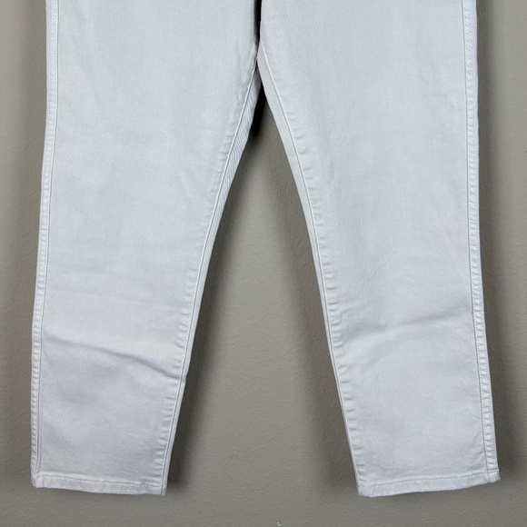 NWT Dear John Cream High Waist Crop Jeans w/ Rainbow Stripe Accent; Size 31 - Picture 3 of 11